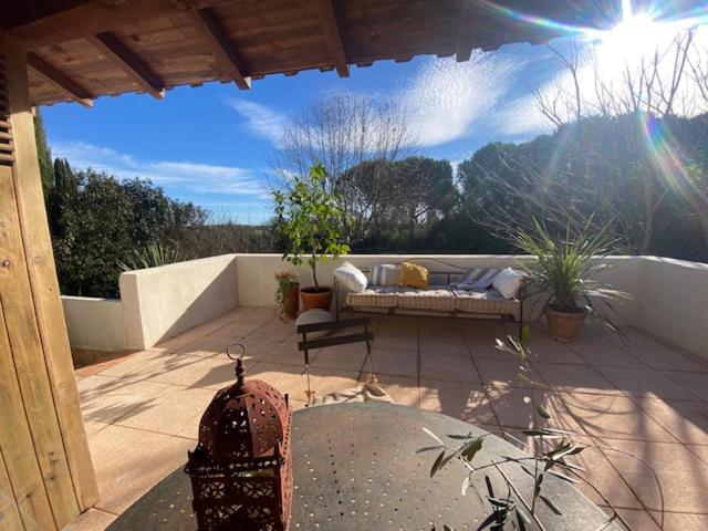 Petit Mas Calme Typique Du Sud ! Valergues Exterior foto